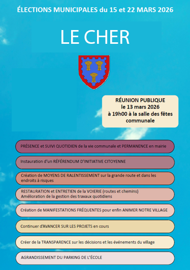 Flyer électoral réalisé